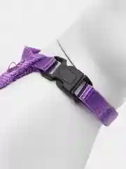 Сиреневый шлейка с поводком для кошки