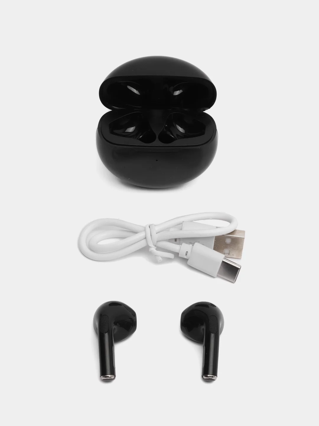Белый bluetooth-гарнитура Pro 6 Touch
