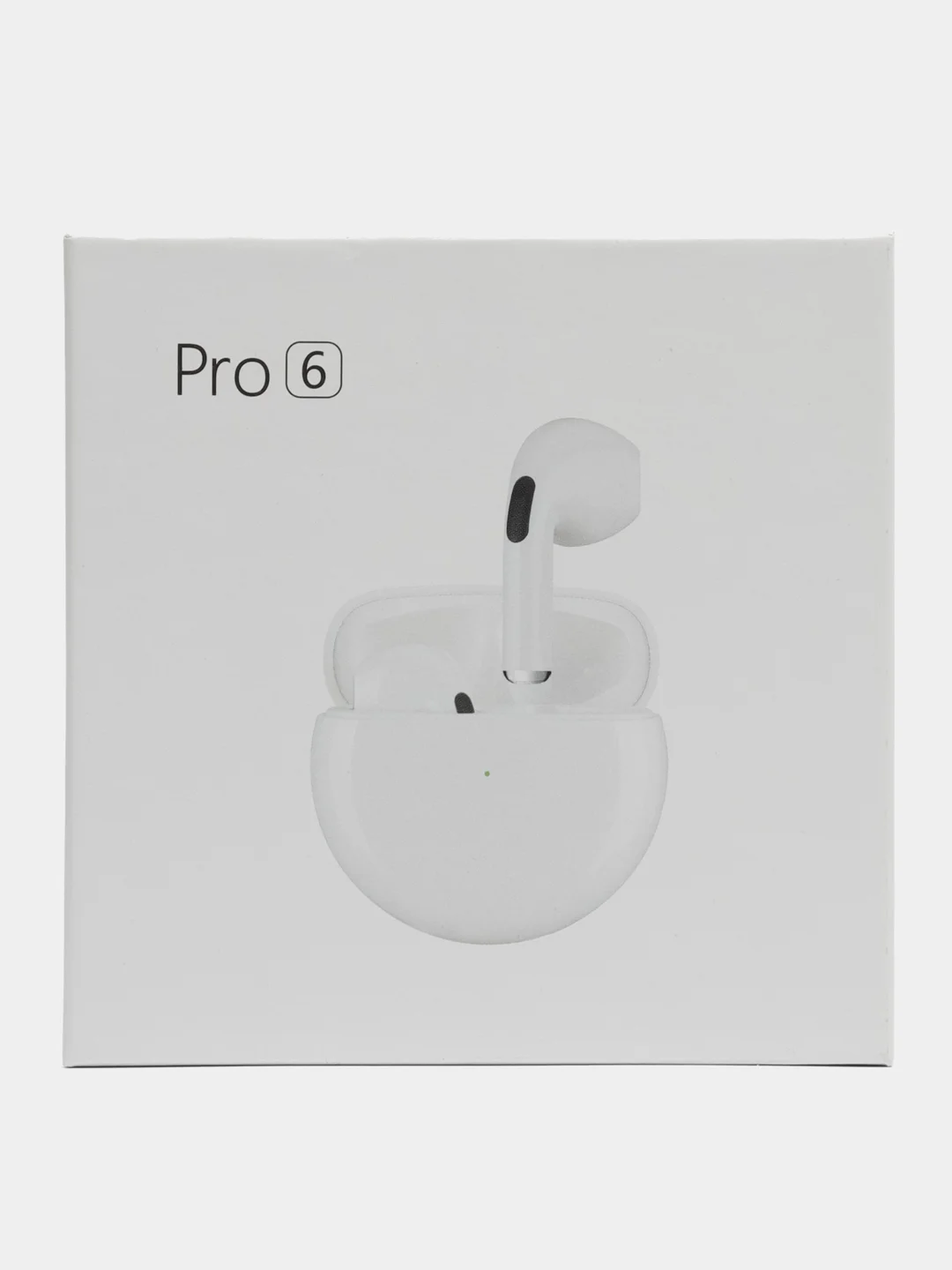 Белый bluetooth-гарнитура Pro 6 Touch