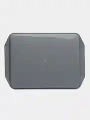 Светло-жёлтый универсальный поднос, поднос пластиковый 432 x 303x32 мм,с бортиком
