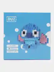 Золотой 3d конструкторы из мини блоков, конструктор, аниме