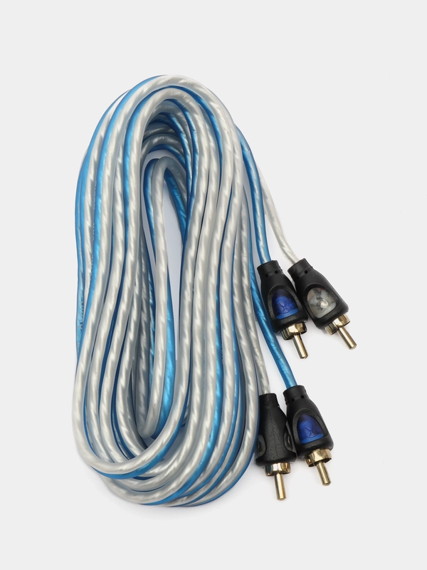 Провода для сабвуфера CrystalCarAudio BASE 2RCA, 5 м, межблочные