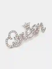 Золотой брошь Qween