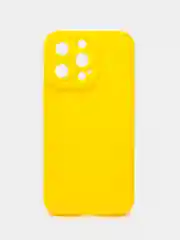 Желтый чехол для айфона на iPhone 11, 12, 13, 14, 15, Pro, Pro Max, Plus, Mini, яркие цвета
