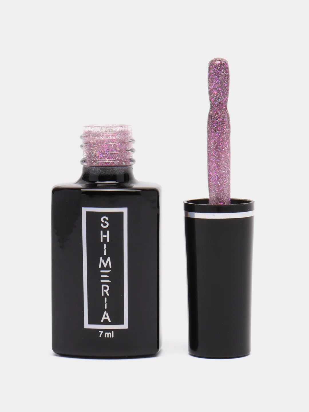 Лавандовый гель лак для ногтей светоотражающий SHIMERIA DIAMOND, 7мл