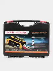 Черный пусковое зарядное устройство для автомобиля 89800 mAh, с кейсом