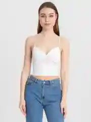 Белый топ женский