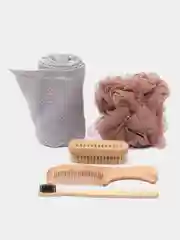 Бежевый подарочный набор Beauty-box для мужчин/ банные принадлежности