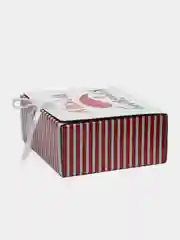 Коралловый коробка подарочная с лентой