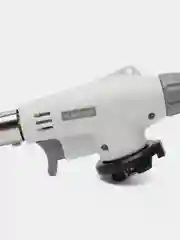 Белый газовая горелка насадка с пьезоподжигом FLAME GUN на цанговый баллон