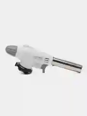 Белый газовая горелка насадка с пьезоподжигом FLAME GUN на цанговый баллон