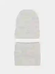 Серый меланж шапка и снуд