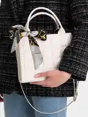 Белый сумка женская кросс-боди, через плечо
