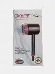 Серый металлик фен для волос, фен стайлер Cronier