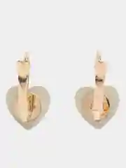 Серьги Сердце с блёстками