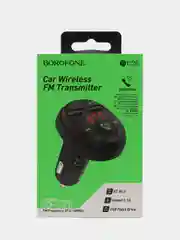 Громкая свзяь для авто, FM модулятор-трансмитер Bluetooth Borofone BC26, 2 USB