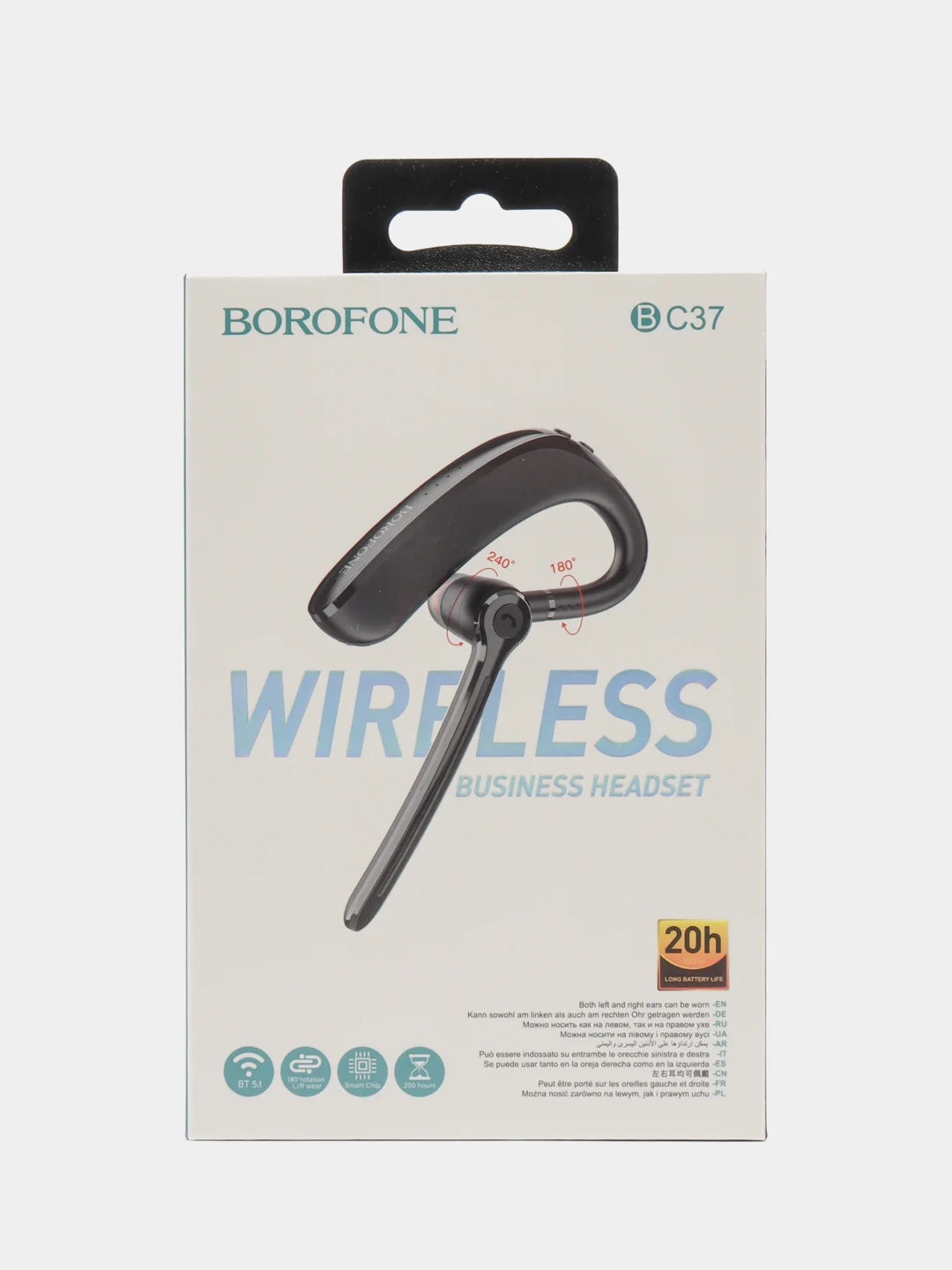 Беспроводная Bluetooth-гарнитура Borofone BC37 для водителей