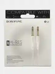 Белый кабель AUX Borofone BL1
