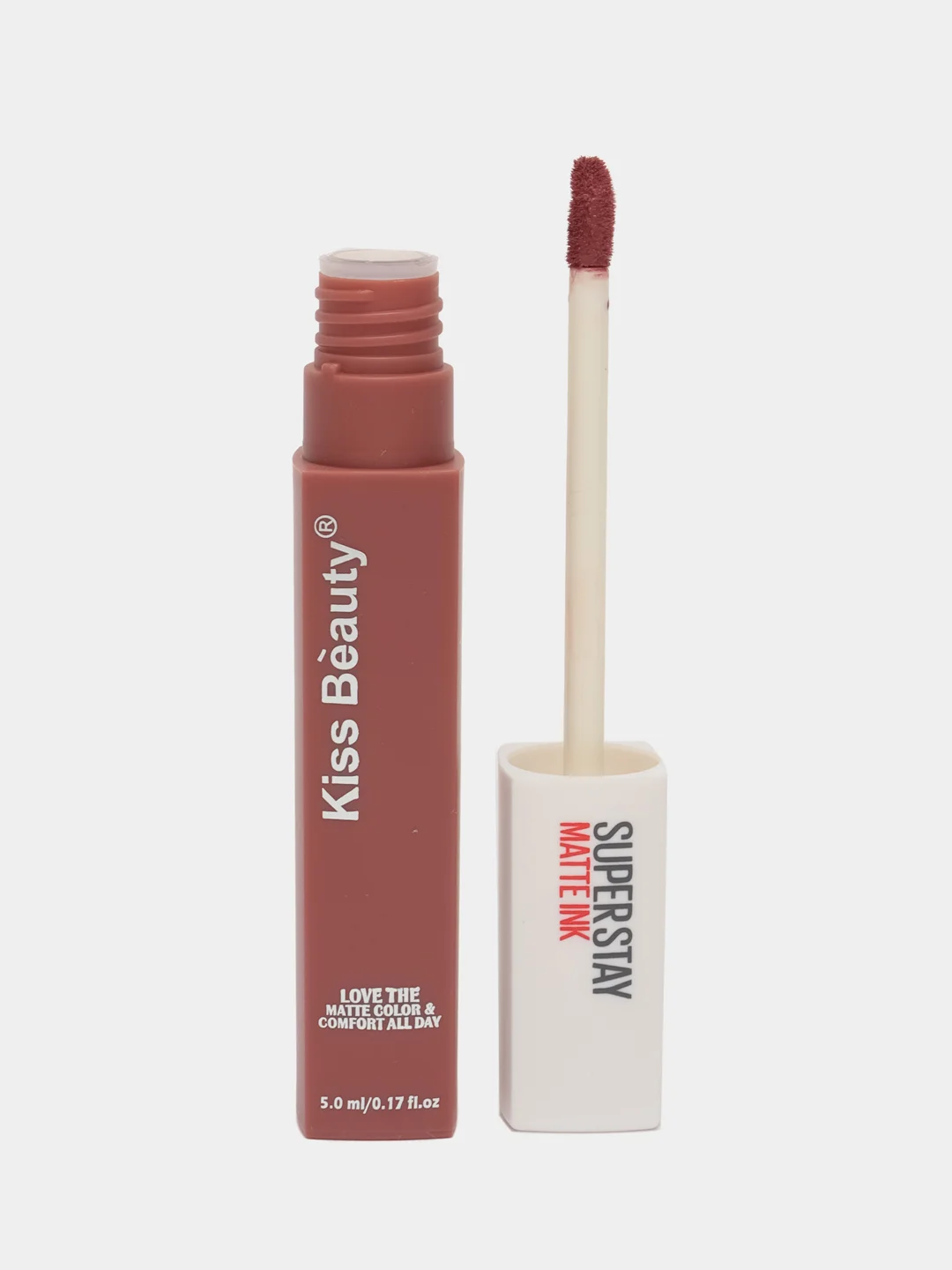 Бордовый жидкая помада для губ Kiss Beauty, матовая, 12 оттенков