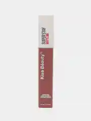 Бордовый жидкая помада для губ Kiss Beauty, матовая, 12 оттенков