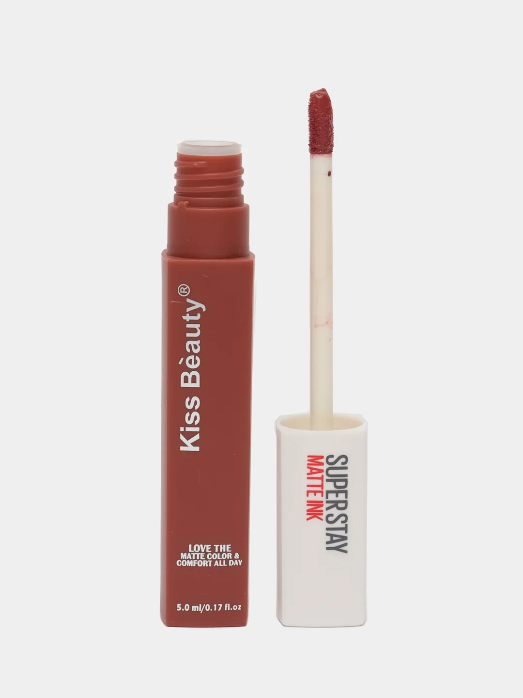 Красный жидкая помада для губ Kiss Beauty, матовая, 12 оттенков
