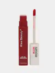 Коралловый жидкая помада для губ Kiss Beauty, матовая, 12 оттенков
