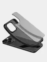 Красный прозрачный чехол для Apple IPhone 15 Pro / 15 Pro Max с силиконовым кантом Crystal Case