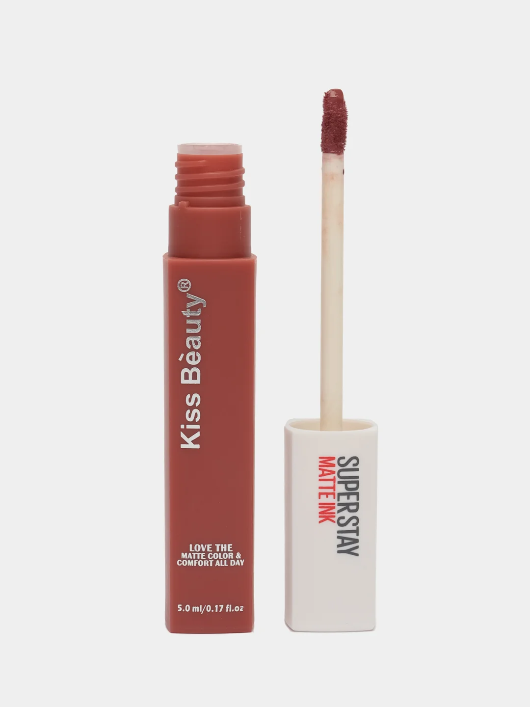 Багровый жидкая помада для губ Kiss Beauty, матовая, 12 оттенков
