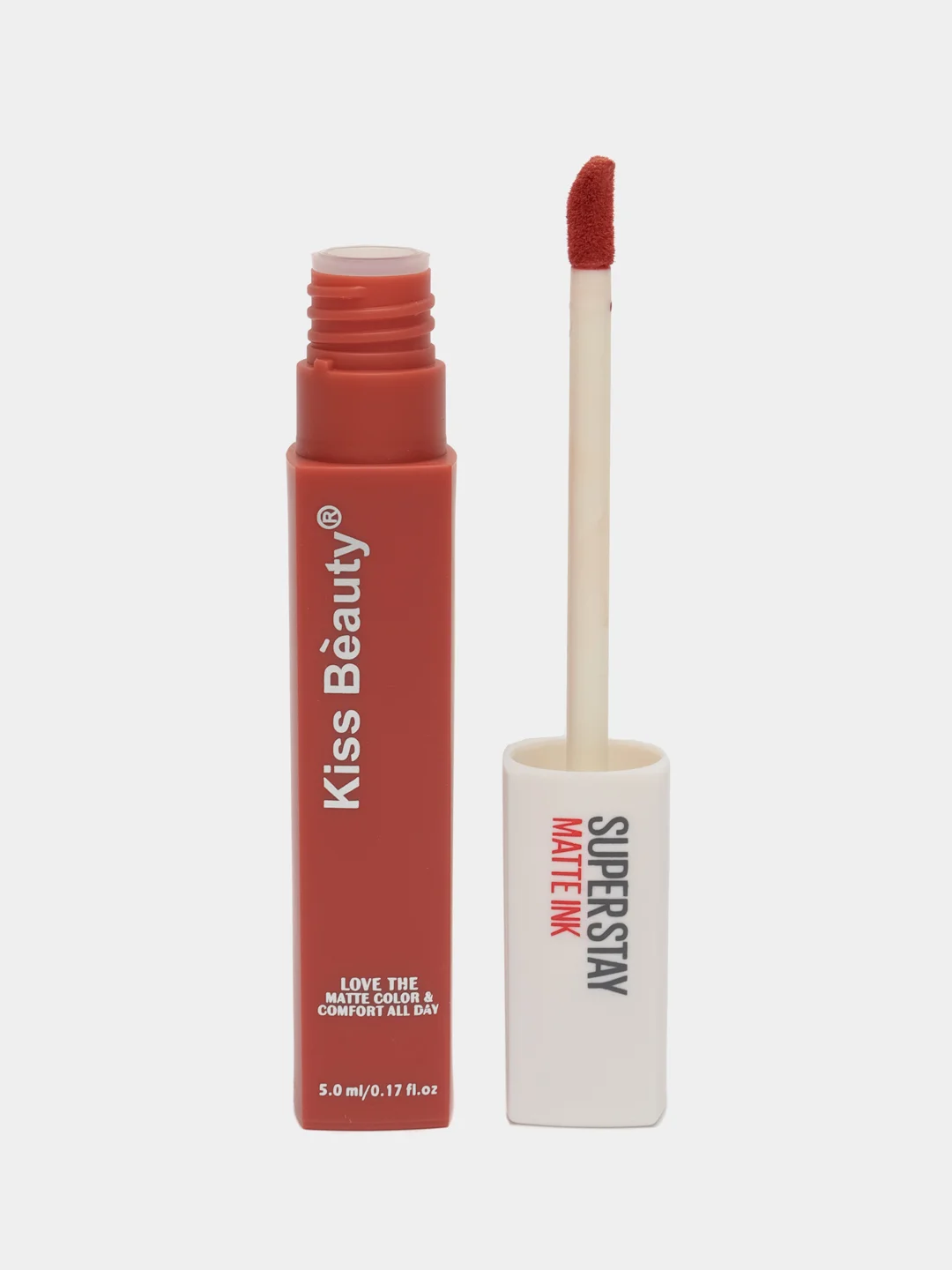 Шоколадный жидкая помада для губ Kiss Beauty, матовая, 12 оттенков