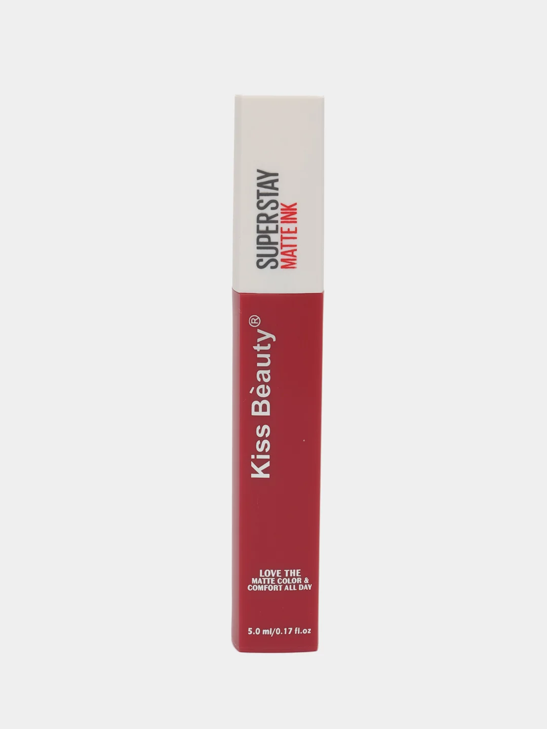 Вишнёвый жидкая помада для губ Kiss Beauty, матовая, 12 оттенков