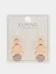 Золотой серьги Xuping гипоаллергенный медицинский сплав