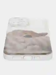 Оранжевый чехол для iPhone 11 12 13 14 15 Pro Max 7 8 XR X XS Plus с принтом прозрачный