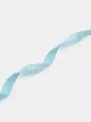 Бирюзовый шнур для одежды. Плоский, шир. 14- 15 мм. В упак. 3 м
