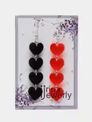 Серьги Сердечки 2