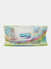 Салфетки влажные ТМ Ozone для детей с экстрактом алоэ вера Premium (120 салфеток)