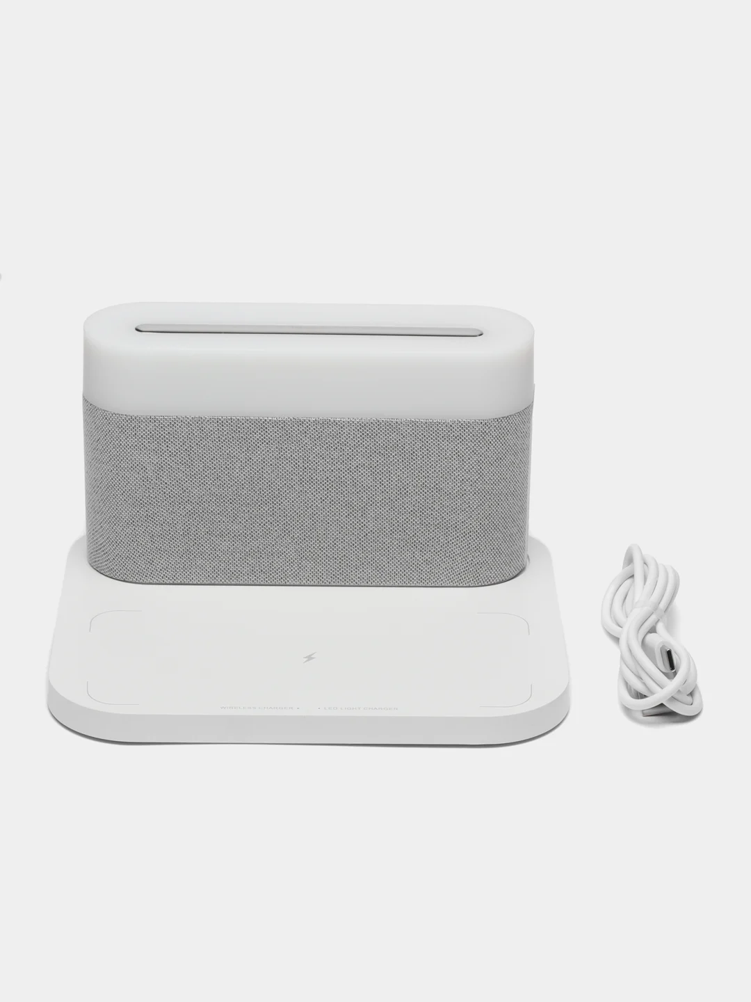 Белый ночник с часами Xiaomi Youpin VFZ для беспроводной зарядки, C-WCLL-C01