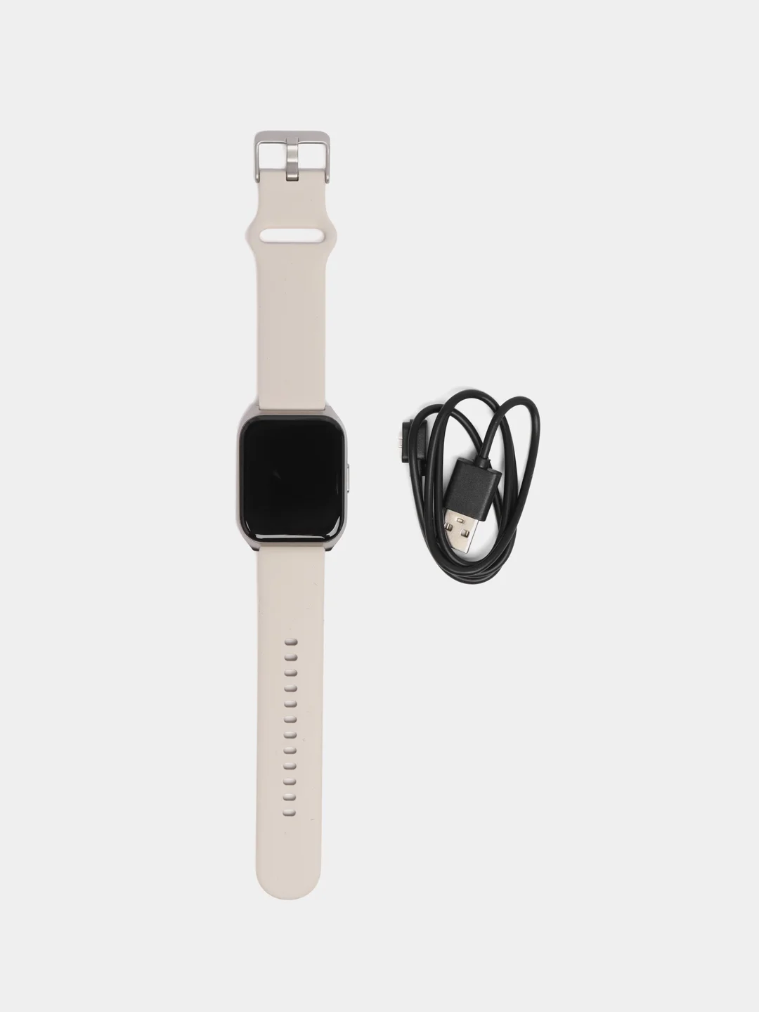 Серебряный умные часы Xiaomi Haylou Smart Watch LS02 Pro