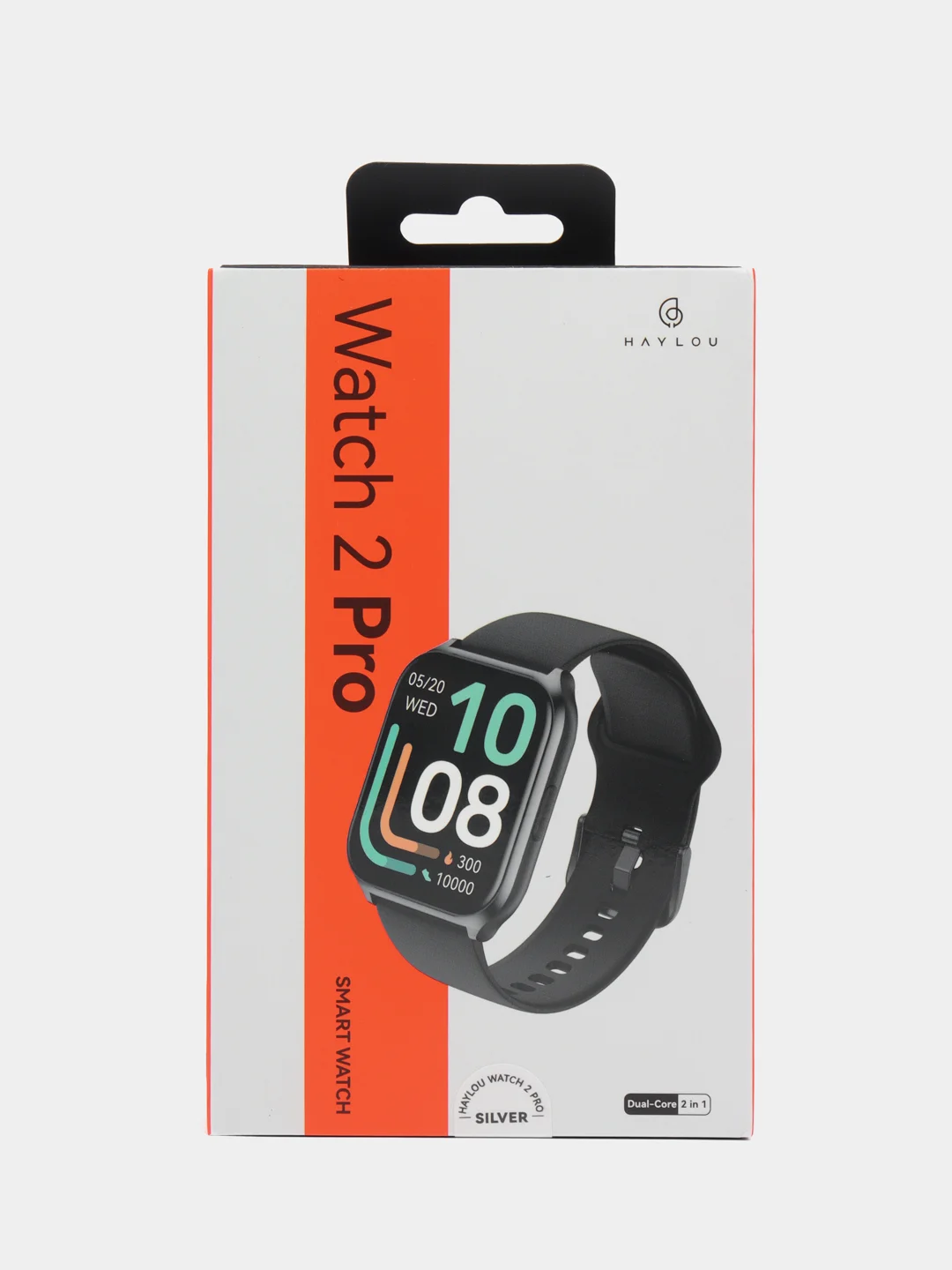 Серебряный умные часы Xiaomi Haylou Smart Watch LS02 Pro