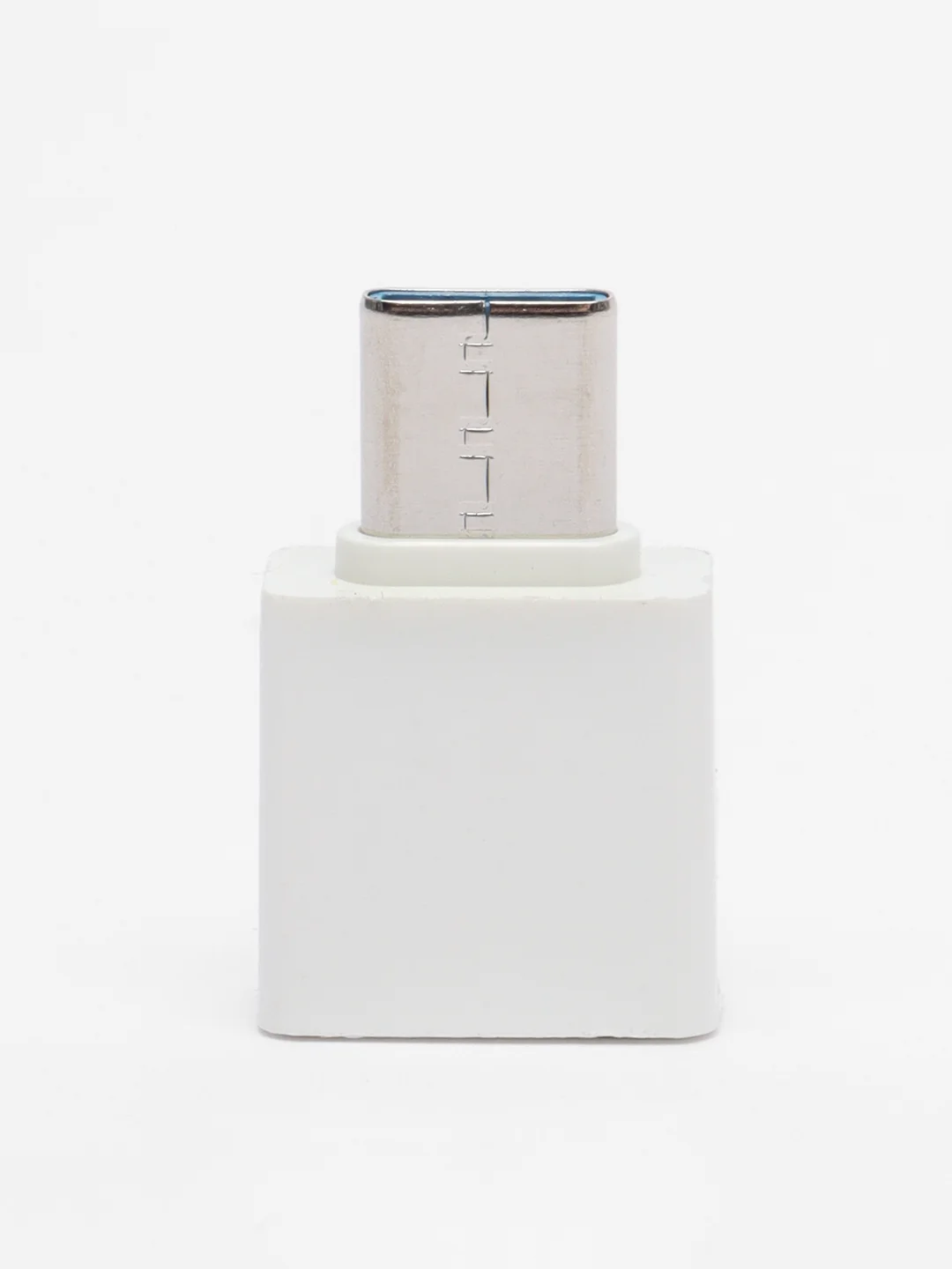 Белый otg-переходник Type-C на USB, адаптер для зарядки и передачи данных,
