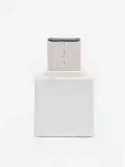 Белый otg-переходник Type-C на USB, адаптер для зарядки и передачи данных,