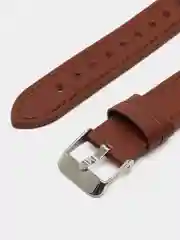 Коричневый кожаный ремешок для Xiaomi Mi Band 8 Pro