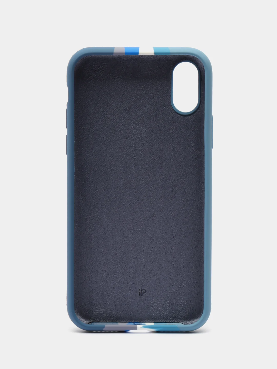 Чехол силиконовый Iphone XS Радуга Soft touch