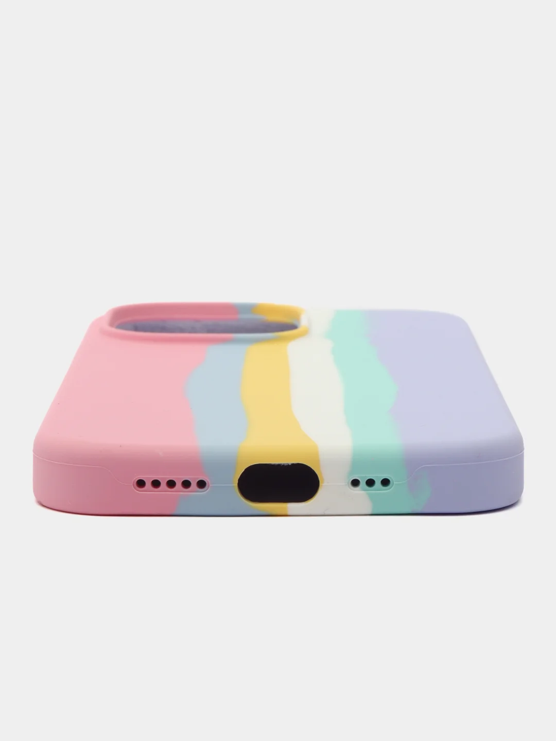 Чехол силиконовый Iphone 13 pro радуга Soft touch