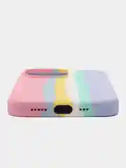 Чехол силиконовый Iphone 13 pro радуга Soft touch