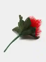 Красный ежики искусственные пышные