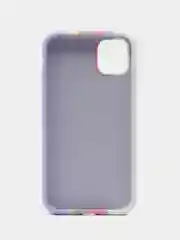Чехол силиконовый Iphone 11  радуга Soft touch