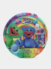 Вишнёвый складная корзина для игрушек и белья с закрывающейся крышкой