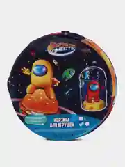 Зеленый складная корзина для игрушек и белья с закрывающейся крышкой