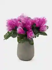 Сиреневый ежики искусственные пышные