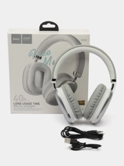 Беспроводные накладные наушники, Hoco W35 большие, Bluetooth, AUX, с микрофоном